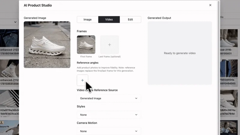 TryAura V2 AI product video generation with motion presets