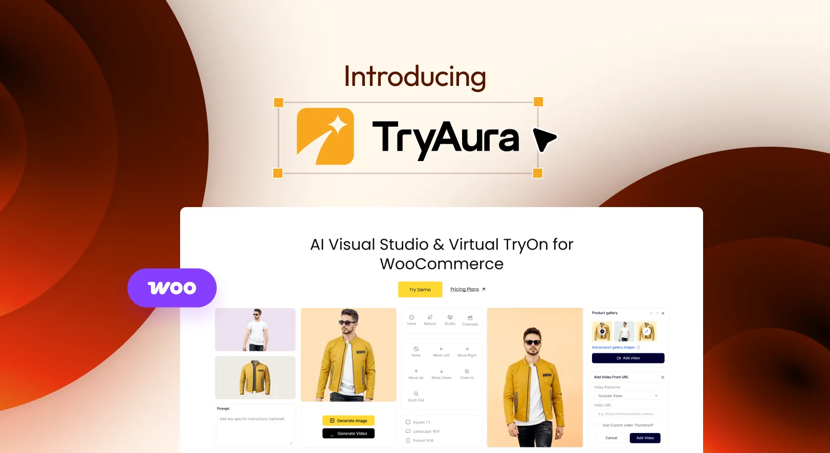 TryAura AI product video generation