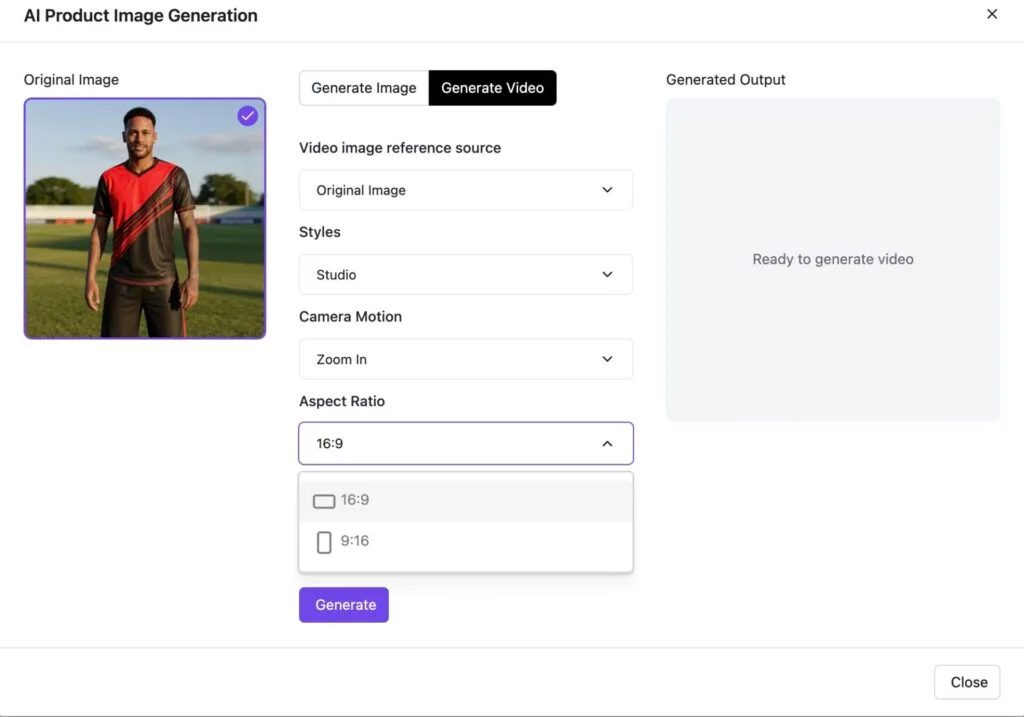This is a screenshot of video aspect ratio